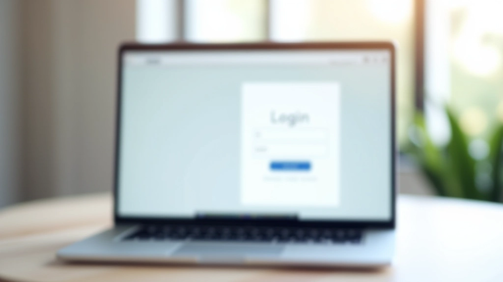 Computer-Bildschirm zeigt ELSTER-Anmeldeformular mit Eingabefeldern und Login-Button